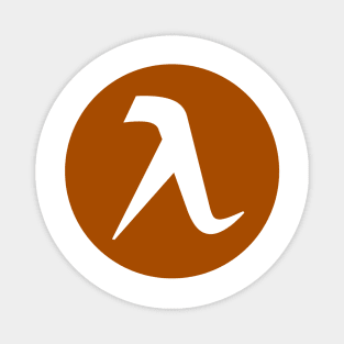 Half-Life Game White Logo (Japanese Style) Magnet